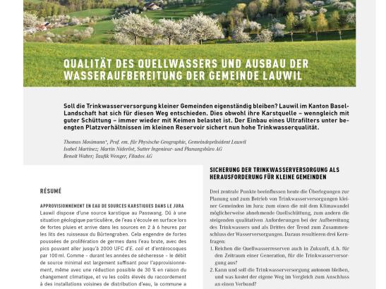 Karstquellen im Kettenjura von Thomas Mosimann