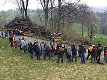 Einweihung des Wildbienenhotels im 2014