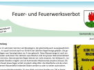 Flugblatt Feuer- und Feuerwerksverbot vom 29.07.18