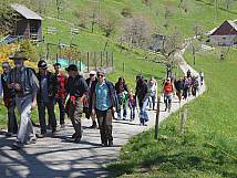 Einmarsch auf dem Hof Ulmet am Banntag 2016